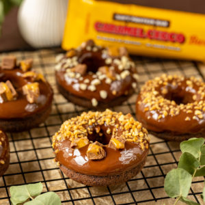 Pečené čokoládové donuty
